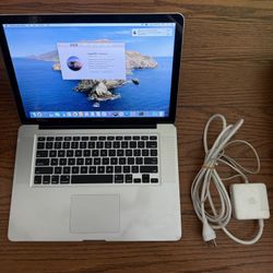 MacBook Pro 15”/8GB RAM/256SSD/Fully Functional