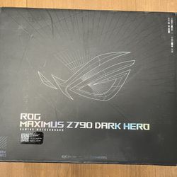ASUS ROG MAXIMUS Dark Hero  Z790 and Intel 13700k motherboard/cpu combo