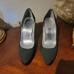 Black Reinstones Heels