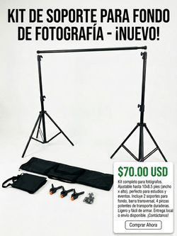 Adjustable 10x8.5 ft Photography Background Support Stand Kit