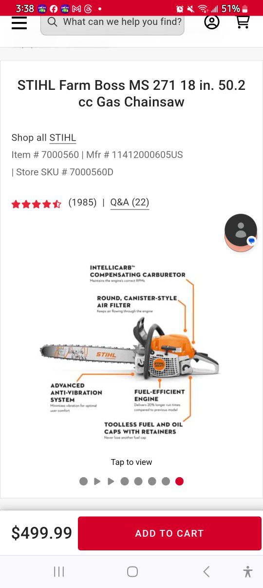 ms271 chainsaw