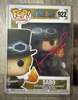 Johnny Yong Bosch Signed Animation One Piece Sabo Funko