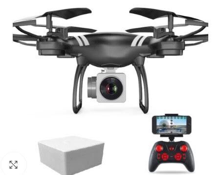 Folding Camera Smart Selfie 4k Professional Mini Drone - Black
