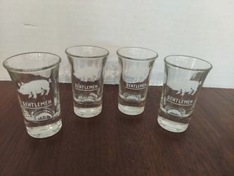 Vintage Whimsical MCM Gentlemen & Ladies Shot Glasses ($5.00 EACH)