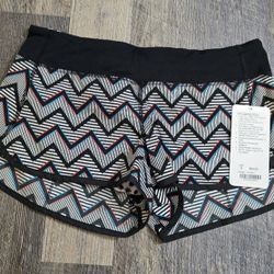 Brand New Rare Seawheeze Lululemon Run Speed Short Size 8