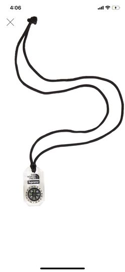 Supreme The North Face Compass Necklace Clear Brand New