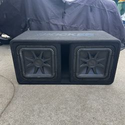 Kicker subwoofer Dual 12" Solo-Baric L7S Enclosure