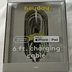 Heyday-Heyday-6' Lightning to USB-C Braided Cable -with Anh Tran