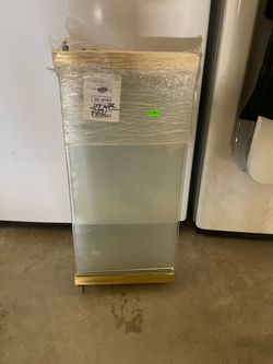 Lennox 38" Fireplace Glass Bi-Fold Doors - Brushed Brass (NEW OEM)