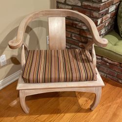 Italian Asian Inspired Accent Chair