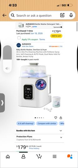 Baby bottle washer,sterilizer and dryer