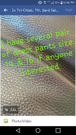 Dress pants