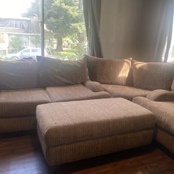 Brown Couch/Sectional