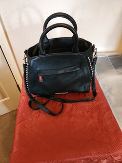 Steve Madden Black Purse W/Rivets