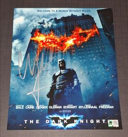 🔥 Christian Bale Signed Autographed 8x10 Dark Knight Batman MAS COA 🔥