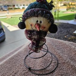 Snowman Mattress Spring Decor