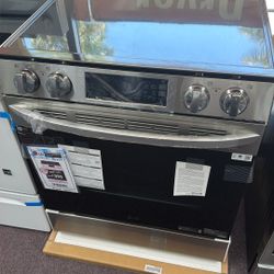 LG 30 in. 6.3 cu. ft. Single Oven Slide -In Electric Range with 5-Elements in Stainless Steel