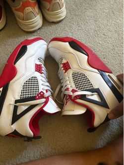 Fire Red Air Jordan 4 Size 10