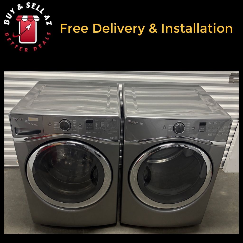 Whirlpool Duet Washer & Dryer Set 🚛 Free Delivery & Install 🛠️