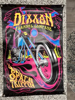 Dixxon - Space Trippin’ - Banner - 35-1/2” x 23-1/2”