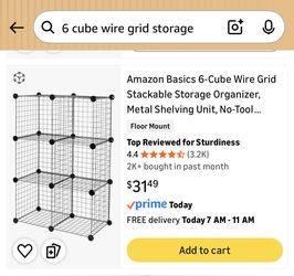 Black wire shelving rack