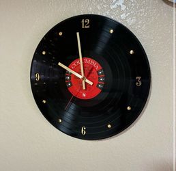 Johnny Cash Columbia Vinyl Record Wall Clock