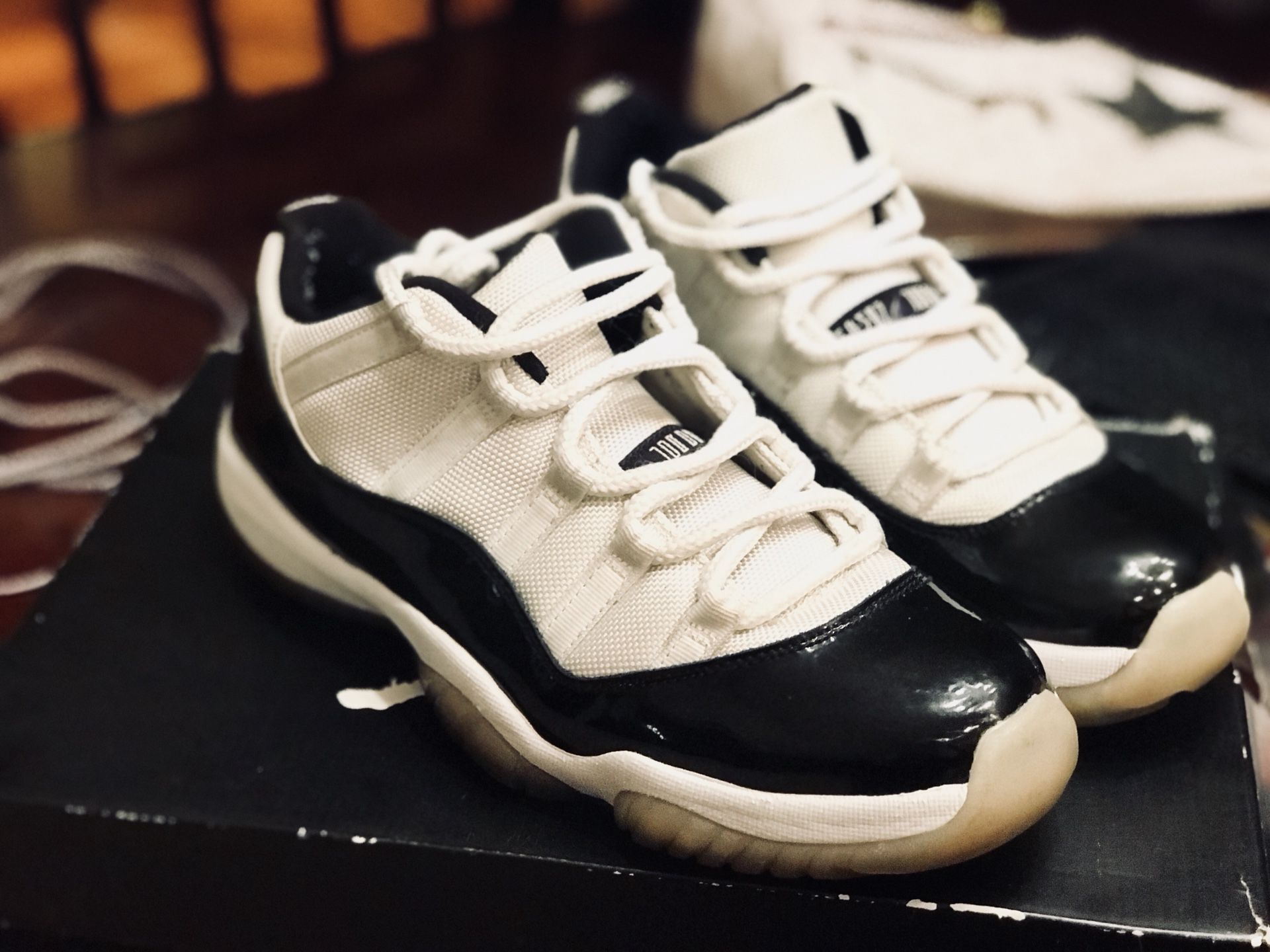 2 pairs of retro Jordans for sale - 11s Concords and 13s