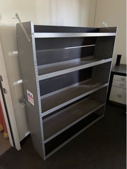 Sprinter van shelves