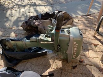 RUNS GREAT — Vintage Johnson Sea-Horse 5½ HP Outboard Motor — $200 OBO