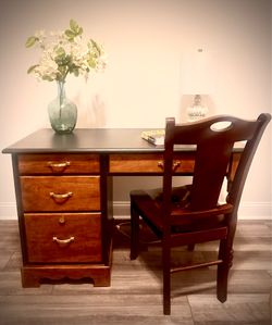Solid Wood Executive Desk