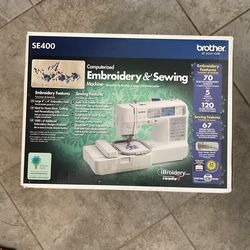 NIB Brother embroidery and sewing machine  SE400
