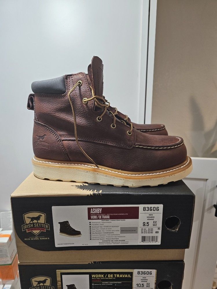 Red Wings Irish Setter Safety Toe Work Boots Size 8.5, 9, 9.5, 10.5