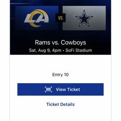 Rams SSL Season Ticket for Sale