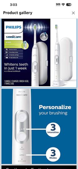 Philips Sonicare 6100 ProtectiveClean Electric Toothbrush