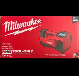 Milwaukee new inflator 18M