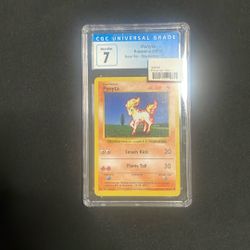 1995 Base Set Shadowless 60/102 Ponyta Pokemon Card