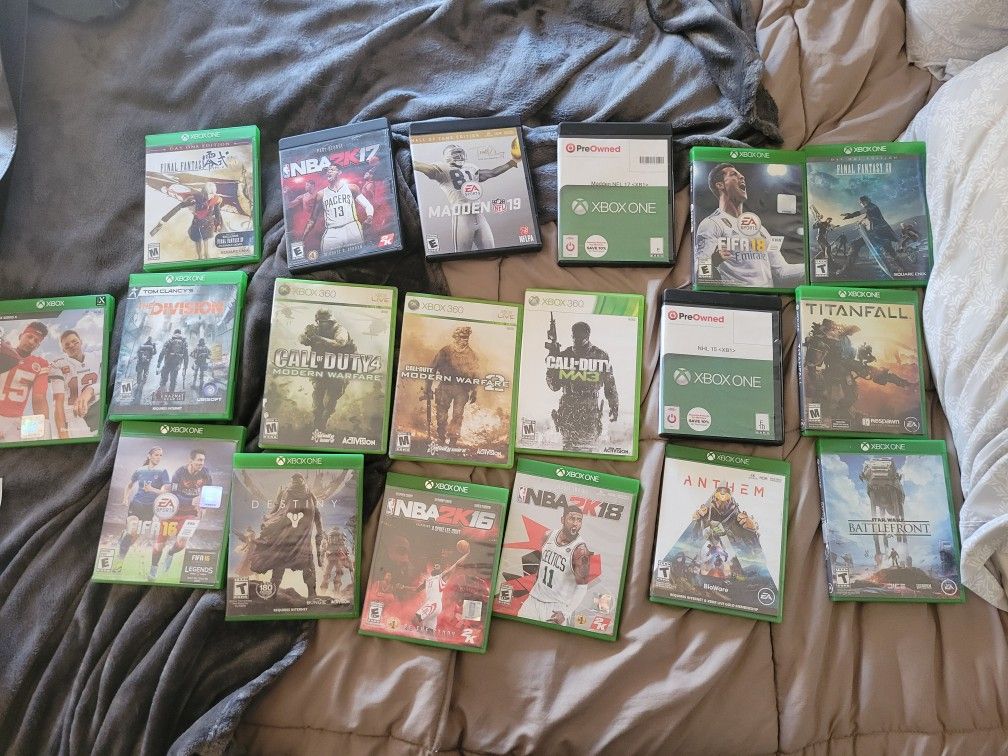 Xbox 360 And Xbox One Games