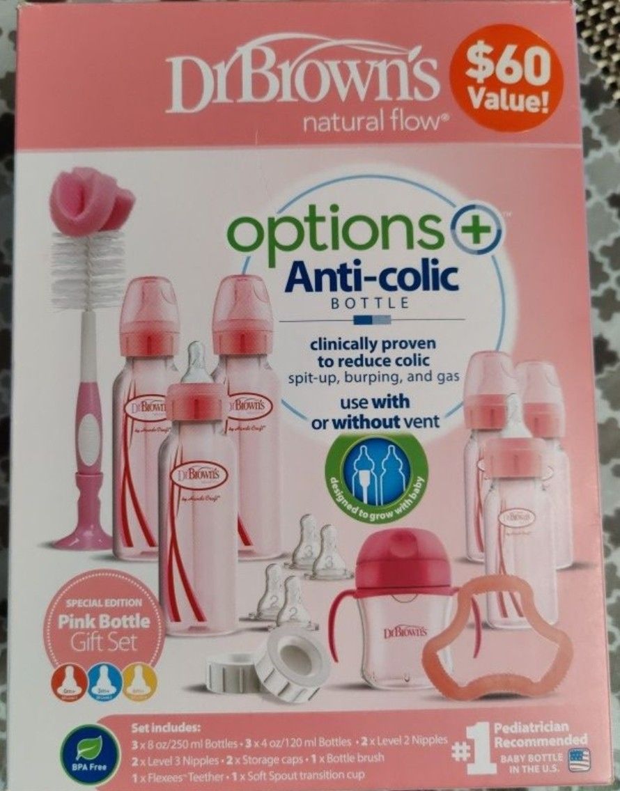 Dr Brown Anti-collic Bottle Set