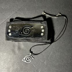 Naruto HeadBand and Necklace