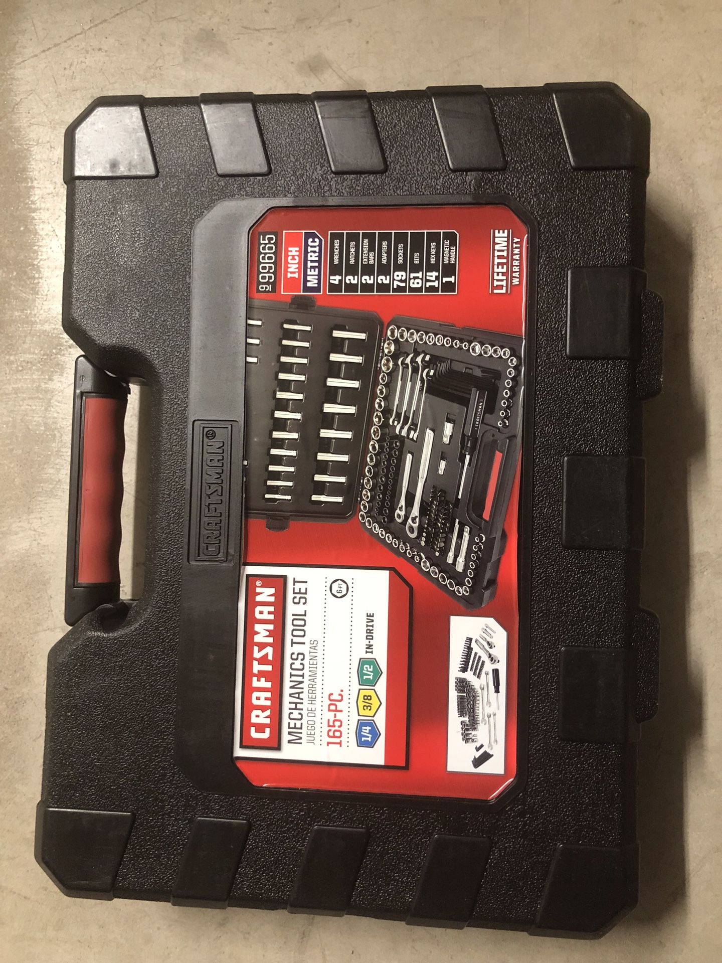 Sears Craftsman 165 piece mechanics tool set New in Box