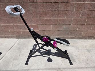 Squat rowing machine