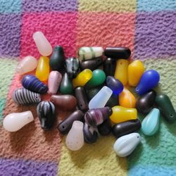 Globular Trade Wedding Beads