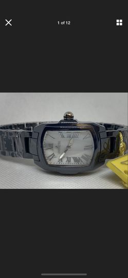 New Invicta 14851 Ceramic Women's Baby Lupah Quartz Mother pearl Bracelet Watch. Condition is New with tags. No box included . New battery 09/2020 .