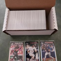 2024 Topps - Series 1 - Baseball Complete Set of 350 Base Cards
