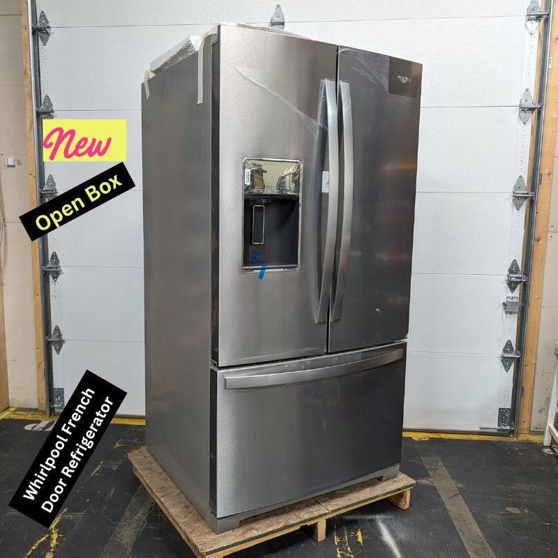 Whirlpool 27 Cu Ft French Door Refrigerator Dual Ice Maker