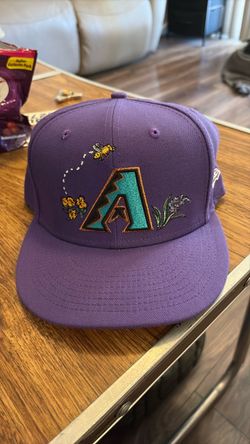 Az Diamondbacks watercolor floral fitted cap