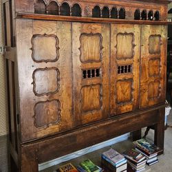 Antique Spanish Montessori Repurposed Tv Cabinet