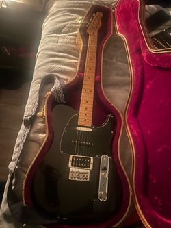 Fender electric guitar telecaster.