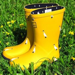 Joules JNR Roll Up Wellington Rainboots