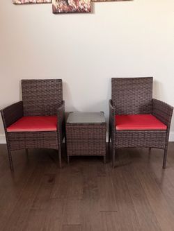 Patio chair  3 pcs set